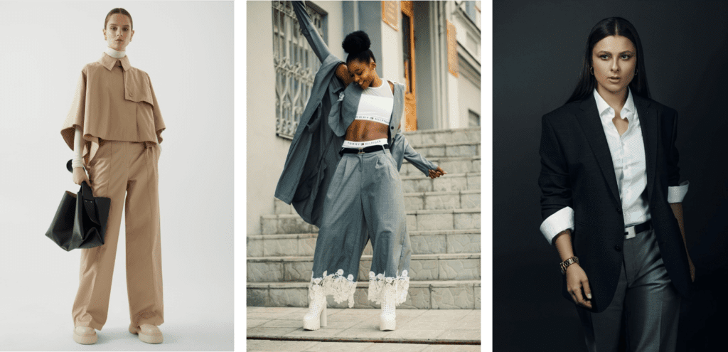 Art of Layering Header with models posing